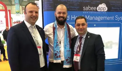 Das SabeeApp-Team mit Partnern auf der EMITT-Messe in Istanbul