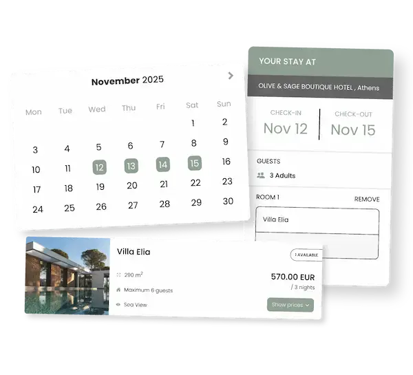 SabeeApp booking engine modern design