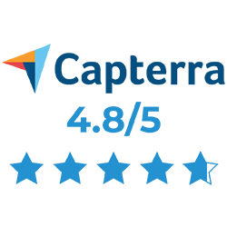 Βαθμολογία Capterra 4,8 στα 5