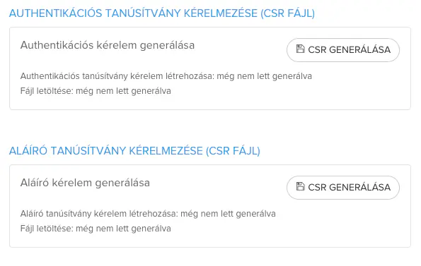 Upload CSR
